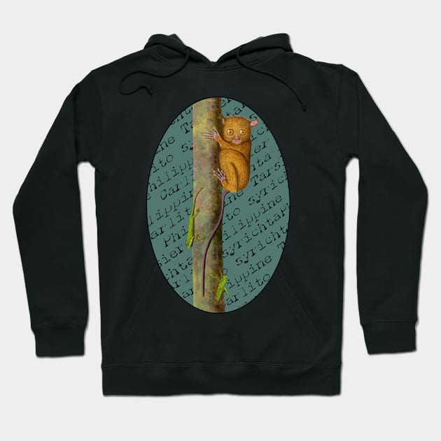 Philippine Tarsier - Carlito syrichta Hoodie by StephJChild